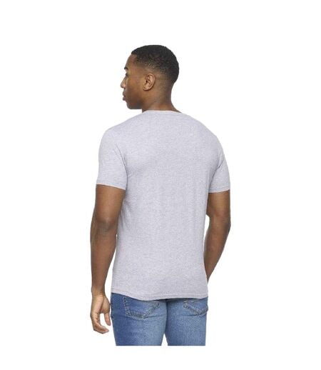 T-shirts Basicstandard Homme Noir Gris Blanc Crosshatch