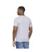 T-shirts Basicstandard Homme Noir Gris Blanc Crosshatch-3