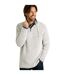 Mens Cruiser Macaroni Quarter Zip Pullover Ecru Weird Fish-3