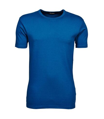 Tee Jays Mens Interlock Short Sleeve T-Shirt (Red)