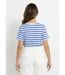 T-shirt marinière en coton stretch-2