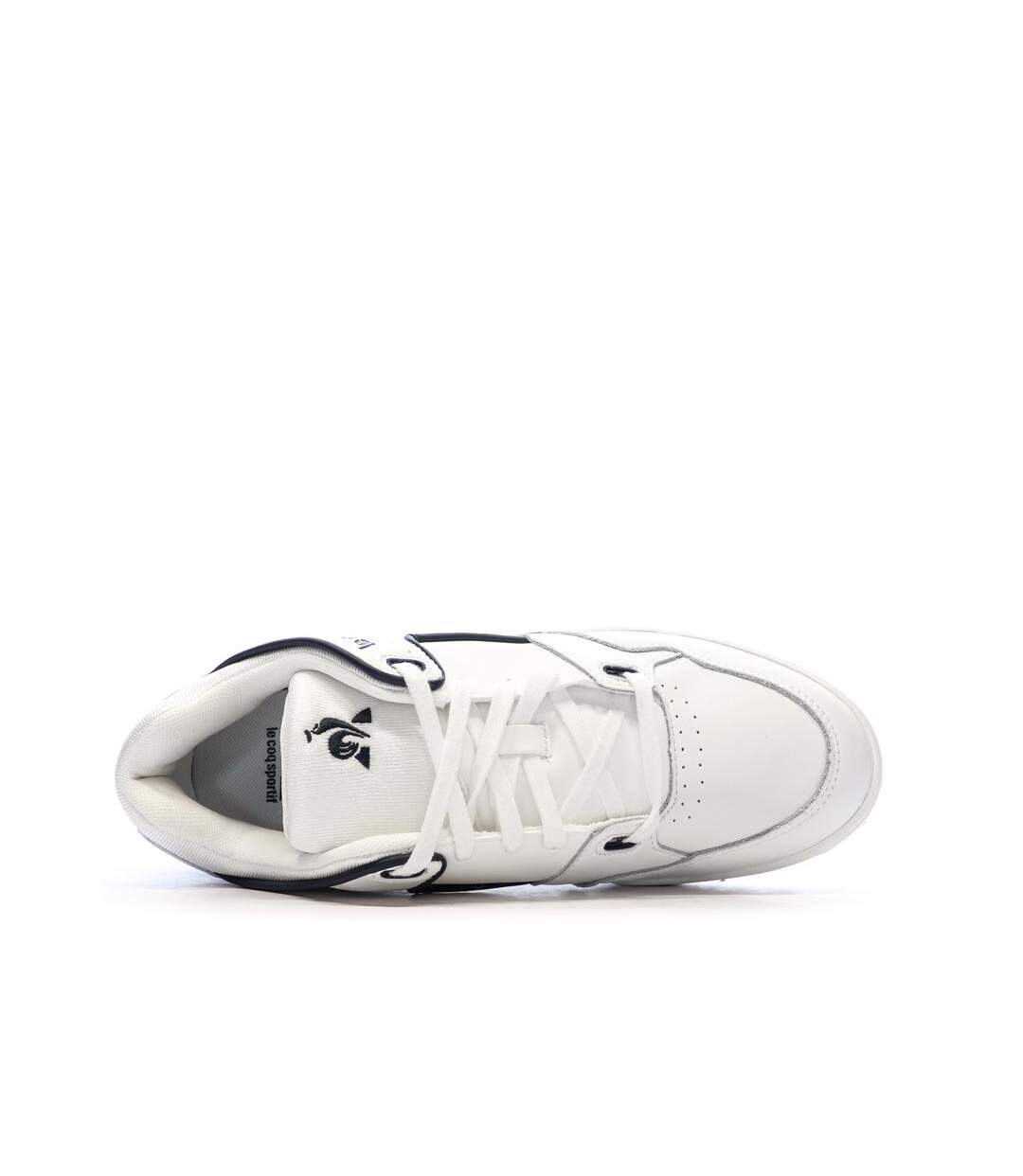 Baskets blanches/marine homme le coq sportif t1000-4