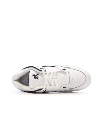 Baskets blanches/marine homme le coq sportif t1000