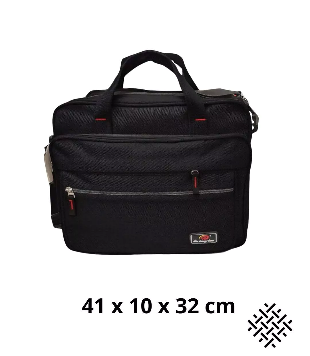 Sacoche tendance pour homme - Toile - Bandoulière ajustable, multi-poches pour ordinateur-1