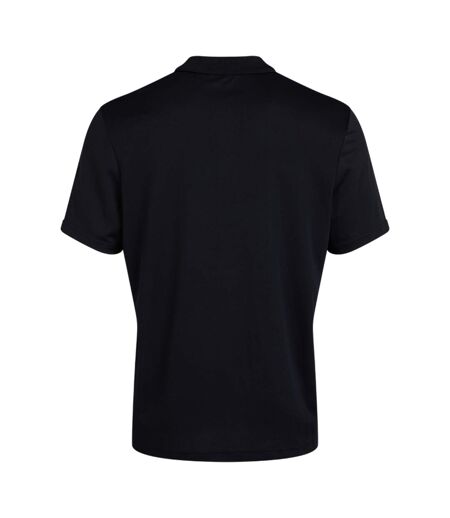 Mens Club Dry Polo Shirt Black Canterbury
