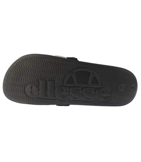 Claquettes Motif/style Triple Rayures Homme Noir Gris Ellesse