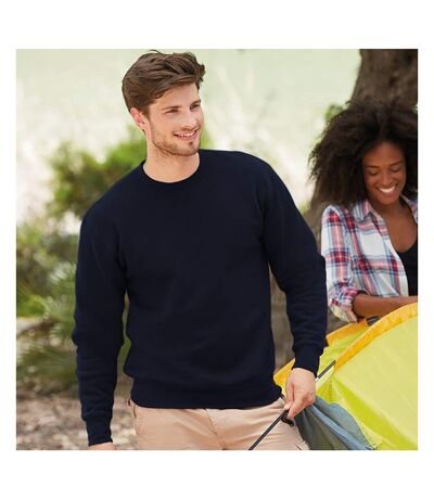 Sweatshirt Homme Bleu Marine Profond Fruit Of The Loom