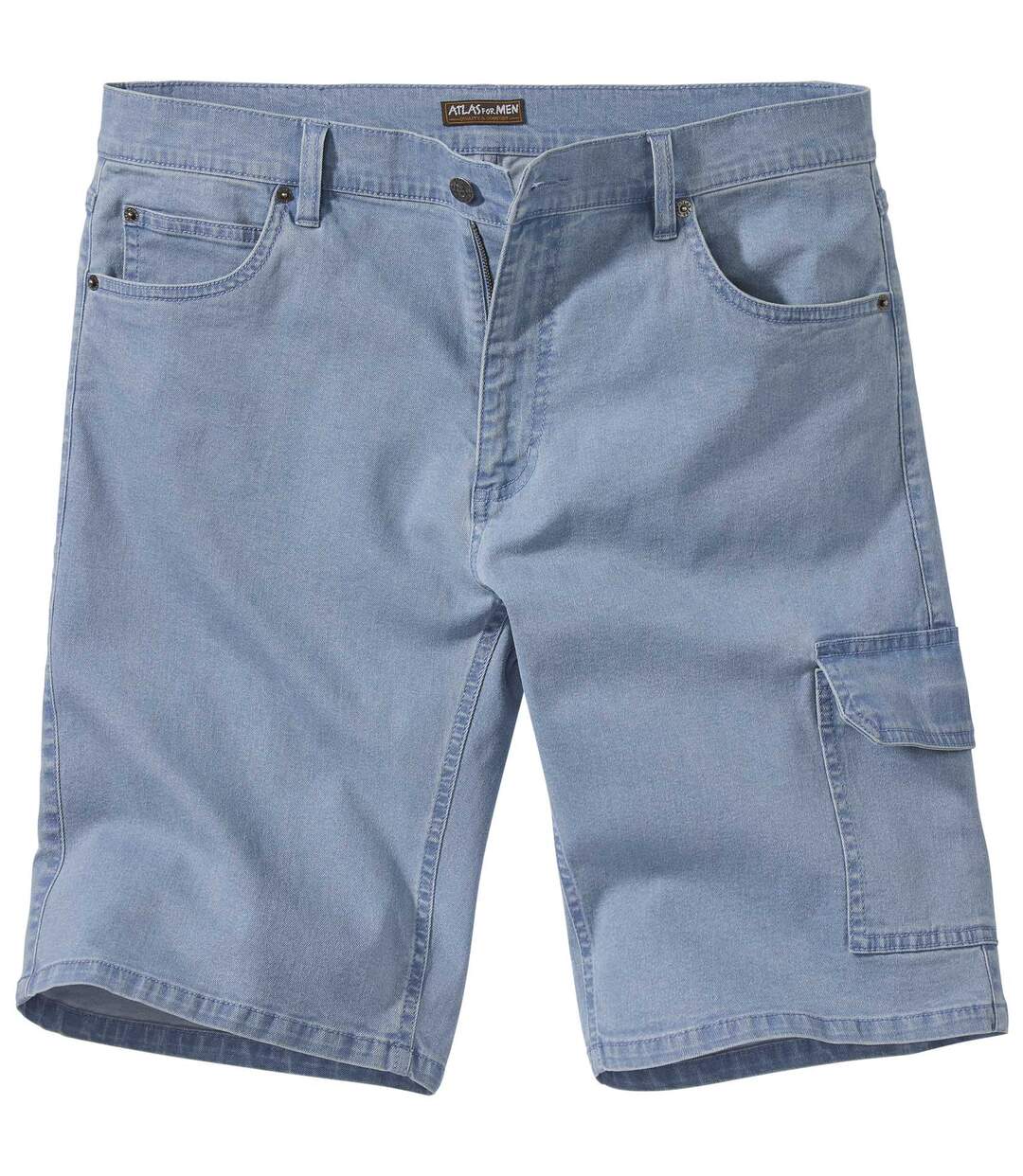 Bermuda Cargo en Jeans Stretch-1