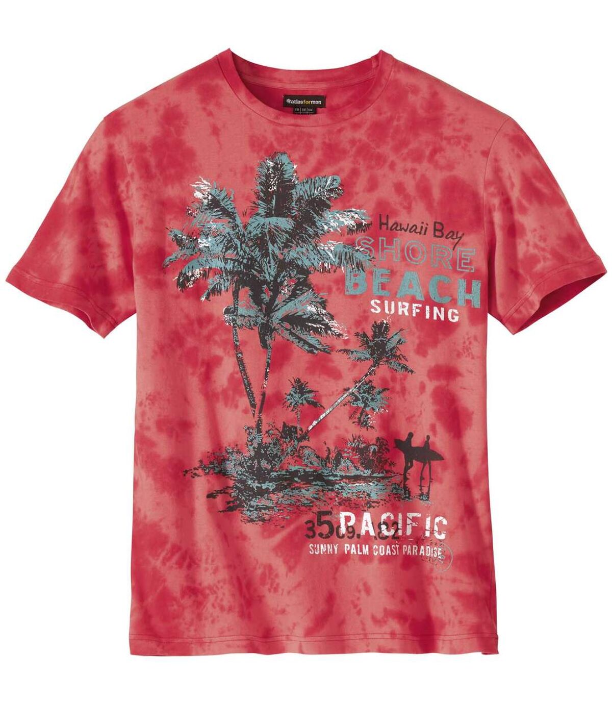 Tye-Dye T-shirt Sunny Palm Atlas For Men