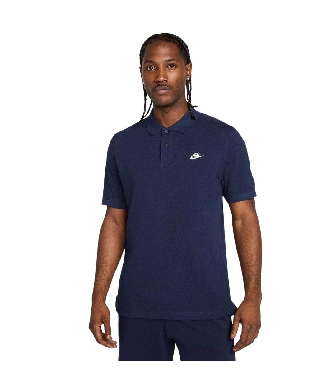 Polo Manches Courtes Match Up Homme Noir Obsidien Blanc Nike-2