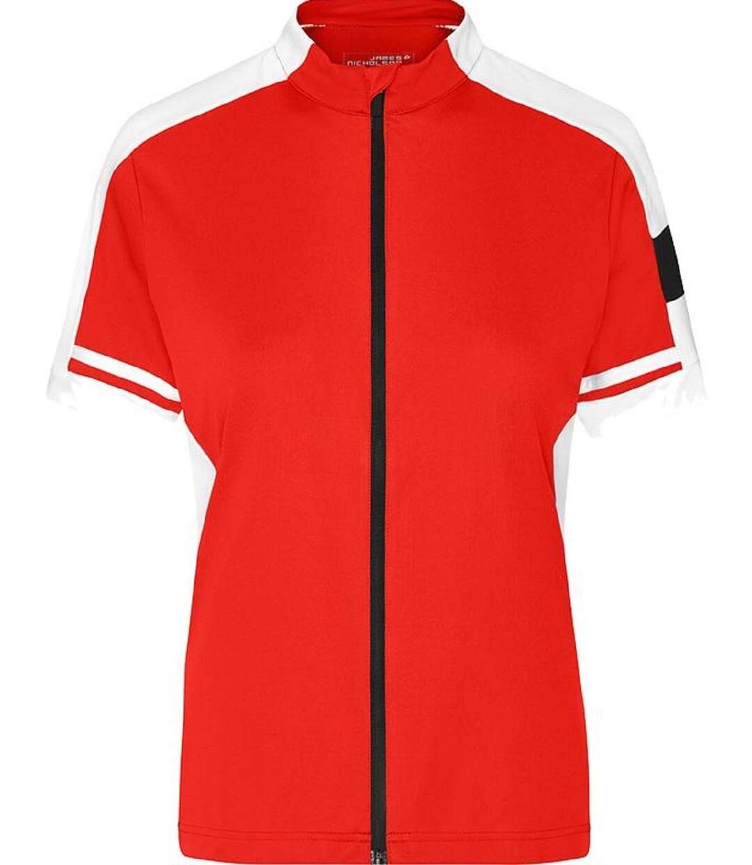 maillot cycliste zippé FEMME JN453 - rouge-2