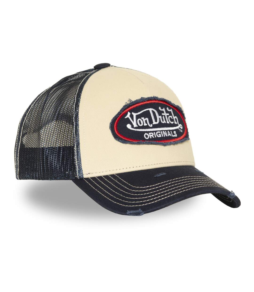 Casquette baseball homme effet usé avec filet Urban2 Vondutch-4