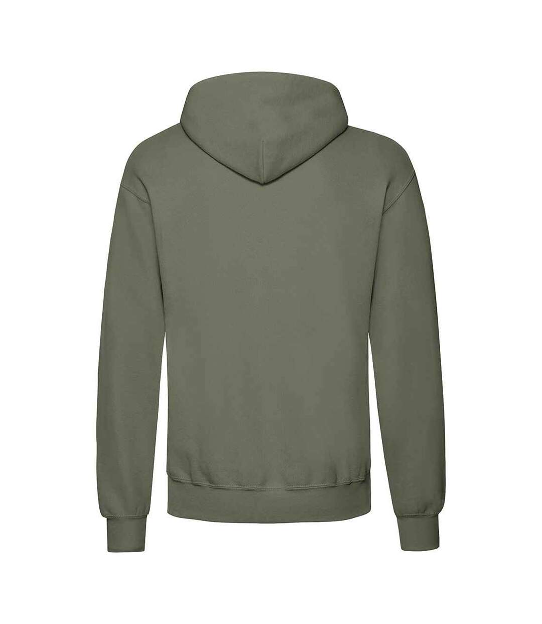 Sweat À Capuche Classic Adulte Olive Classique Fruit Of The Loom-2