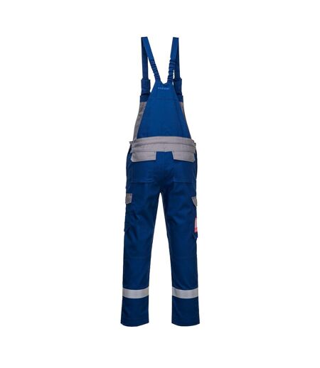 Portwest Mens Bizflame Ultra Two Tone Bib And Brace Trouser (Royal Blue) - UTPW1195