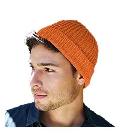 Bonnet Rétro Unisexe Orange Beechfield