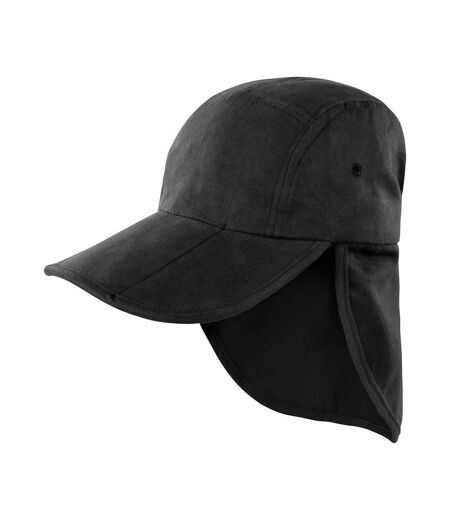 Result Headwear Fold Up Legionnaire Hat (Black) - UTRW9611