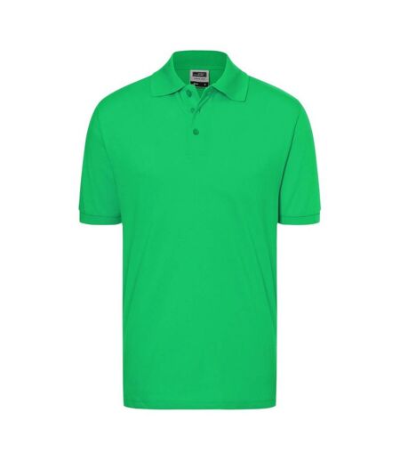 Polo Classic Homme Vert Fougère James And Nicholson