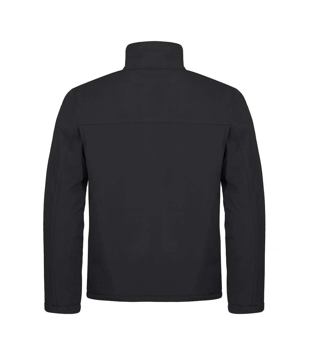 Mens Padded Soft Shell Jacket Dark Navy Clique-1