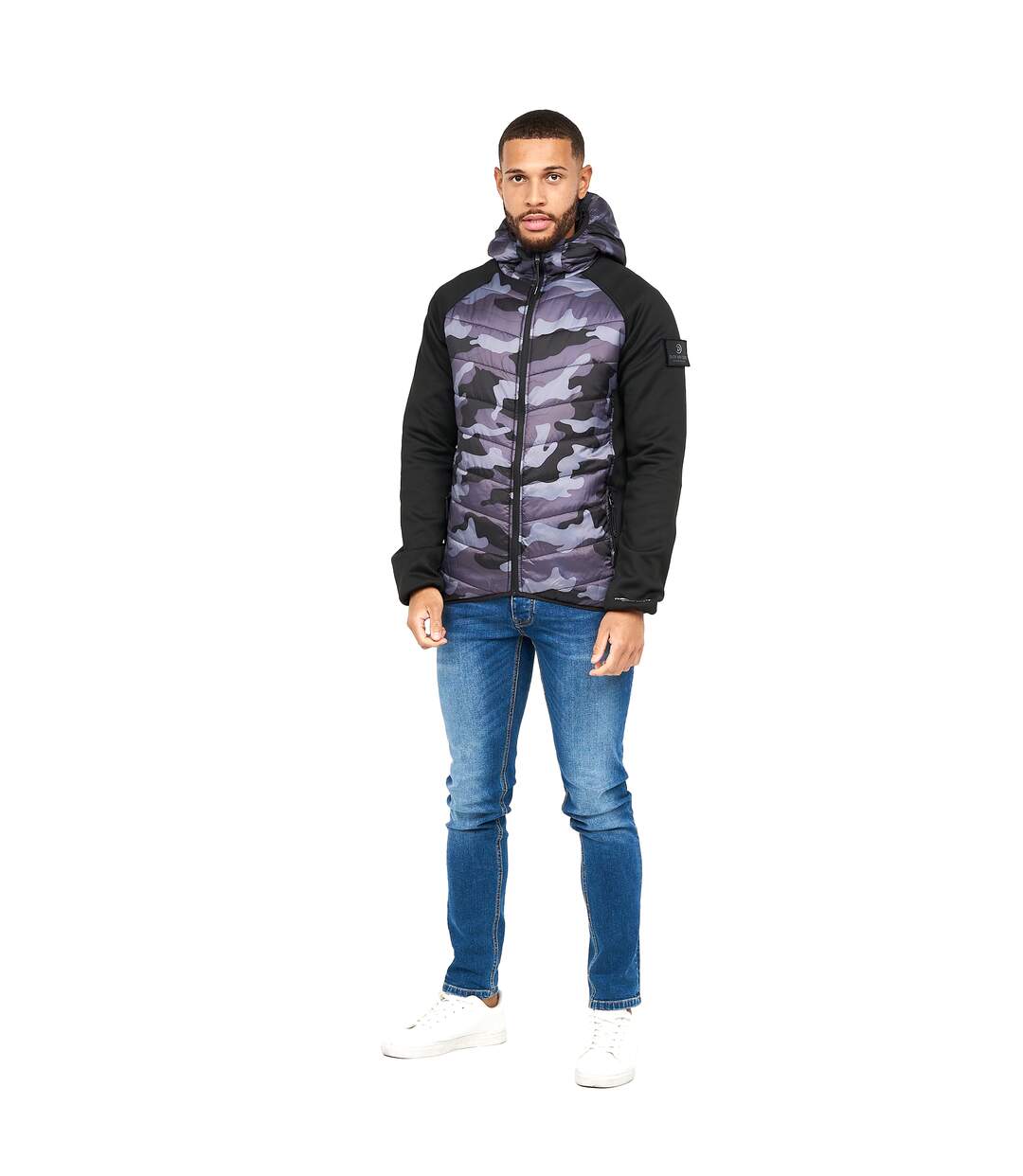 Mens Quagmoore Camo Jacket Dark Duck And Cover-1