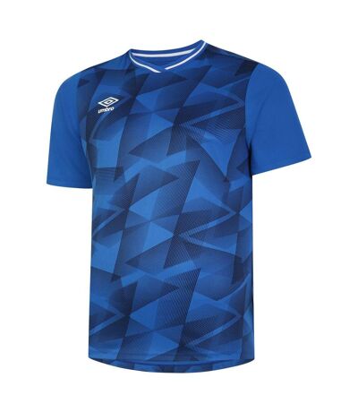 Mens triassic logo short-sleeved jersey royal blue/dark navy Umbro