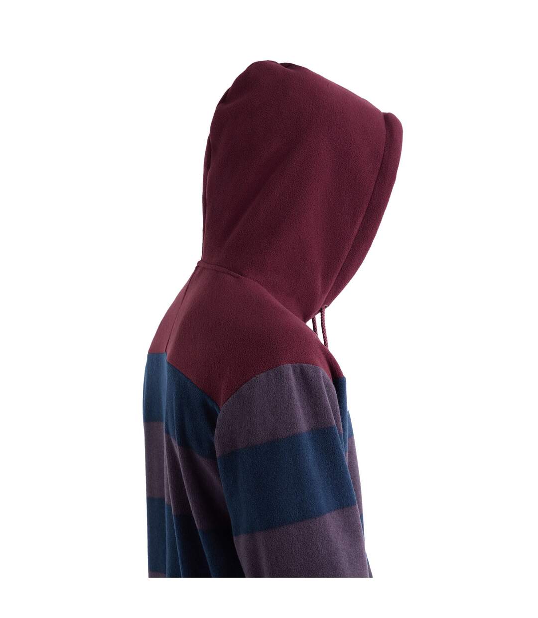 Mens multi stripe panelled hoodie winetasting Umbro-4