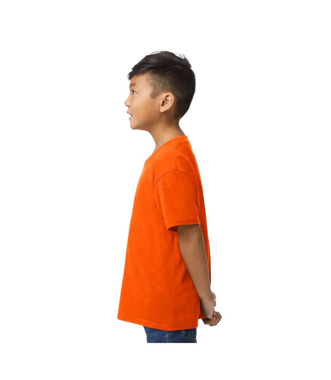 Gildan T-Shirt enfant/enfant de poids moyen au toucher doux (Orange) - UTBC5620-3