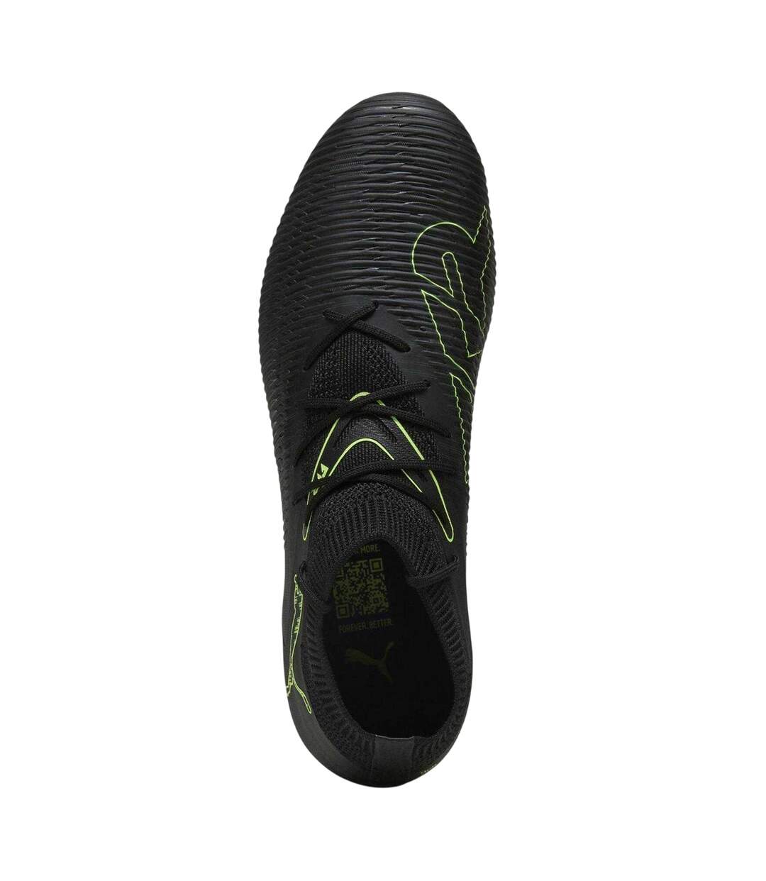 Mens Future 8 Match Flat Firm Ground Football Boots  Black Puma-3