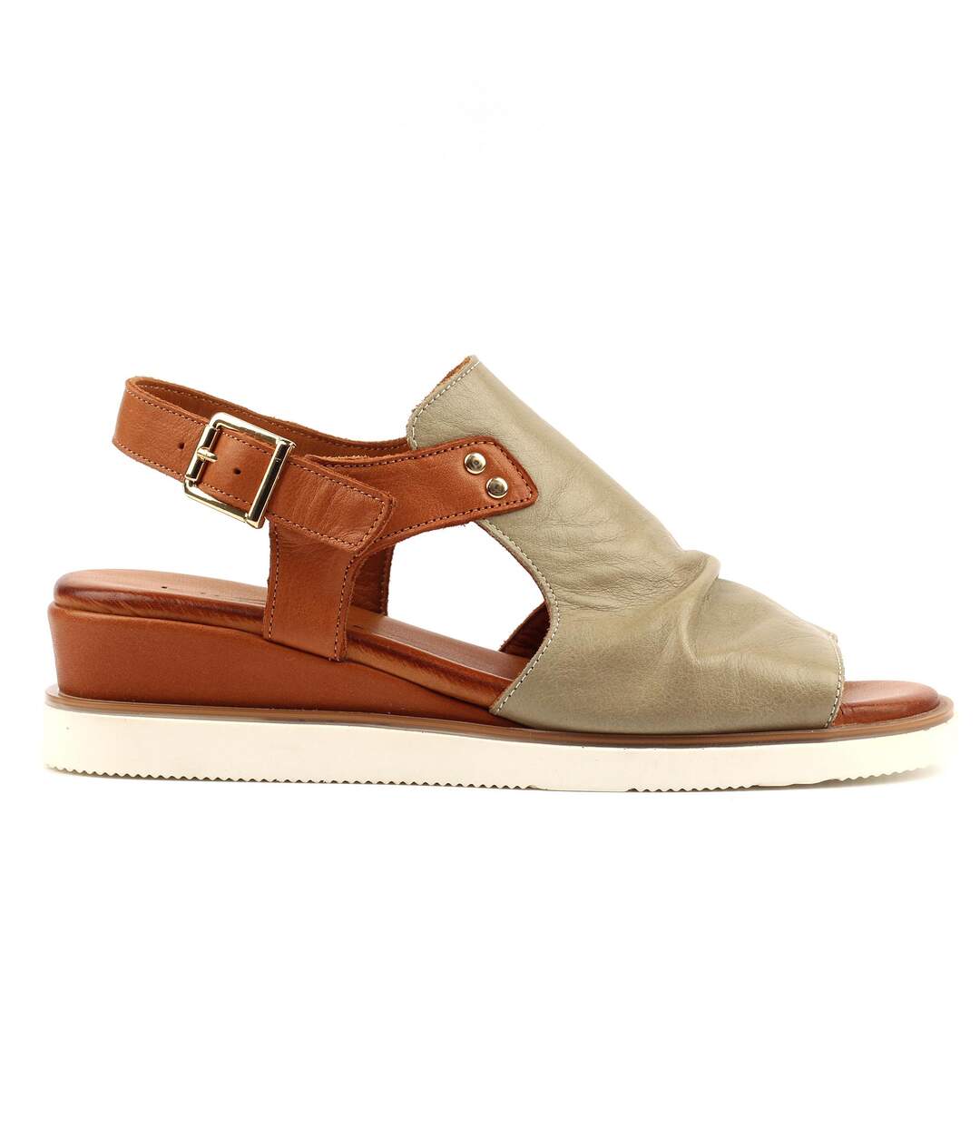 Sandales Steffi Femme Vert Kaki Lunar-3
