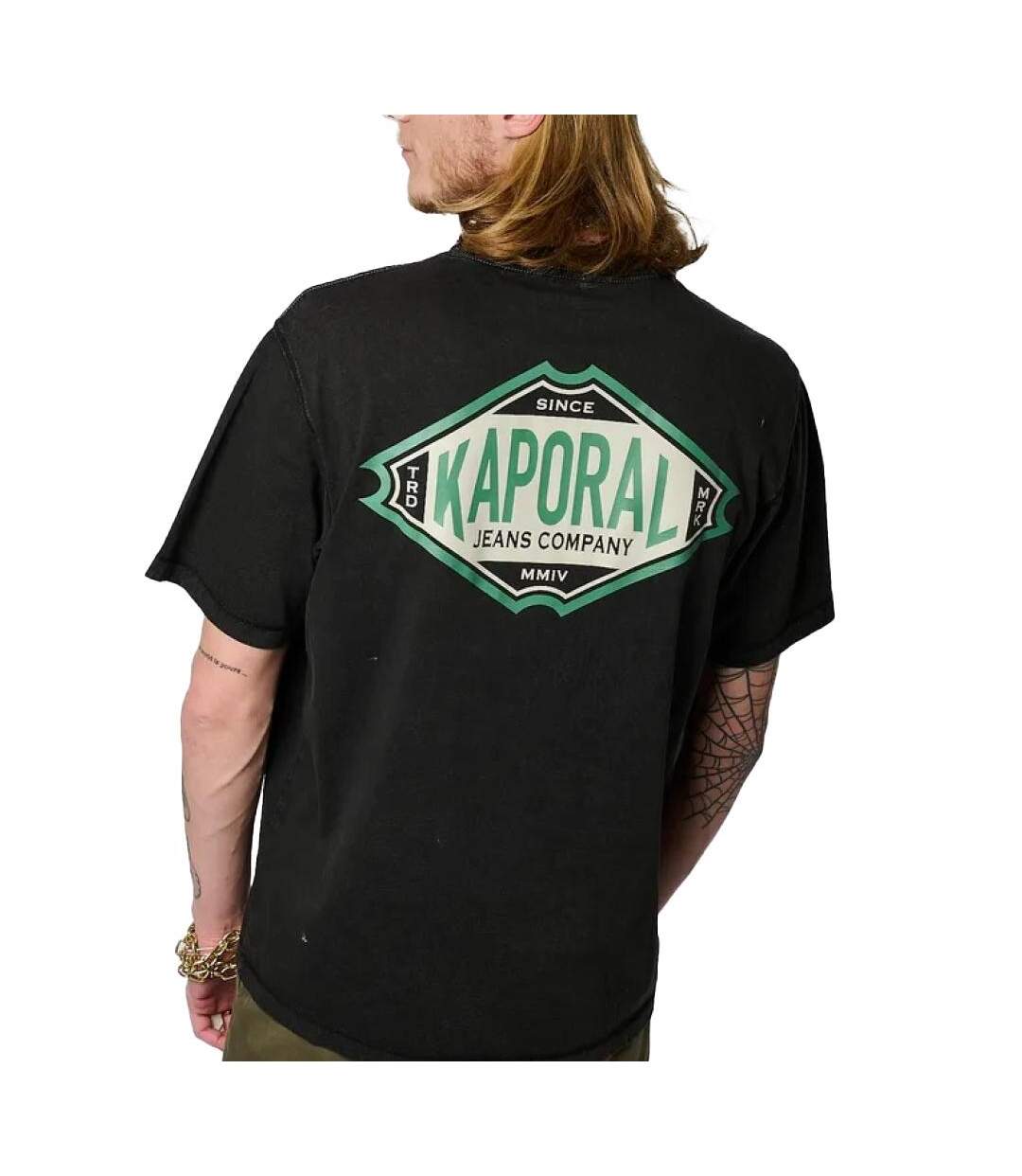 T-shirt noir homme kaporal titus - l-2