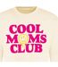 Sweat Cool Moms Club Femme Blanc AWD-4