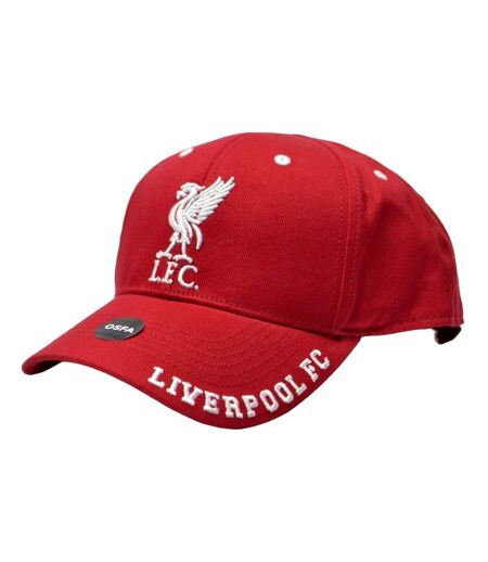 Liverpool FC - Casquette ajustable MASS FROST - Adulte (Rouge / Blanc) - UTBS3693