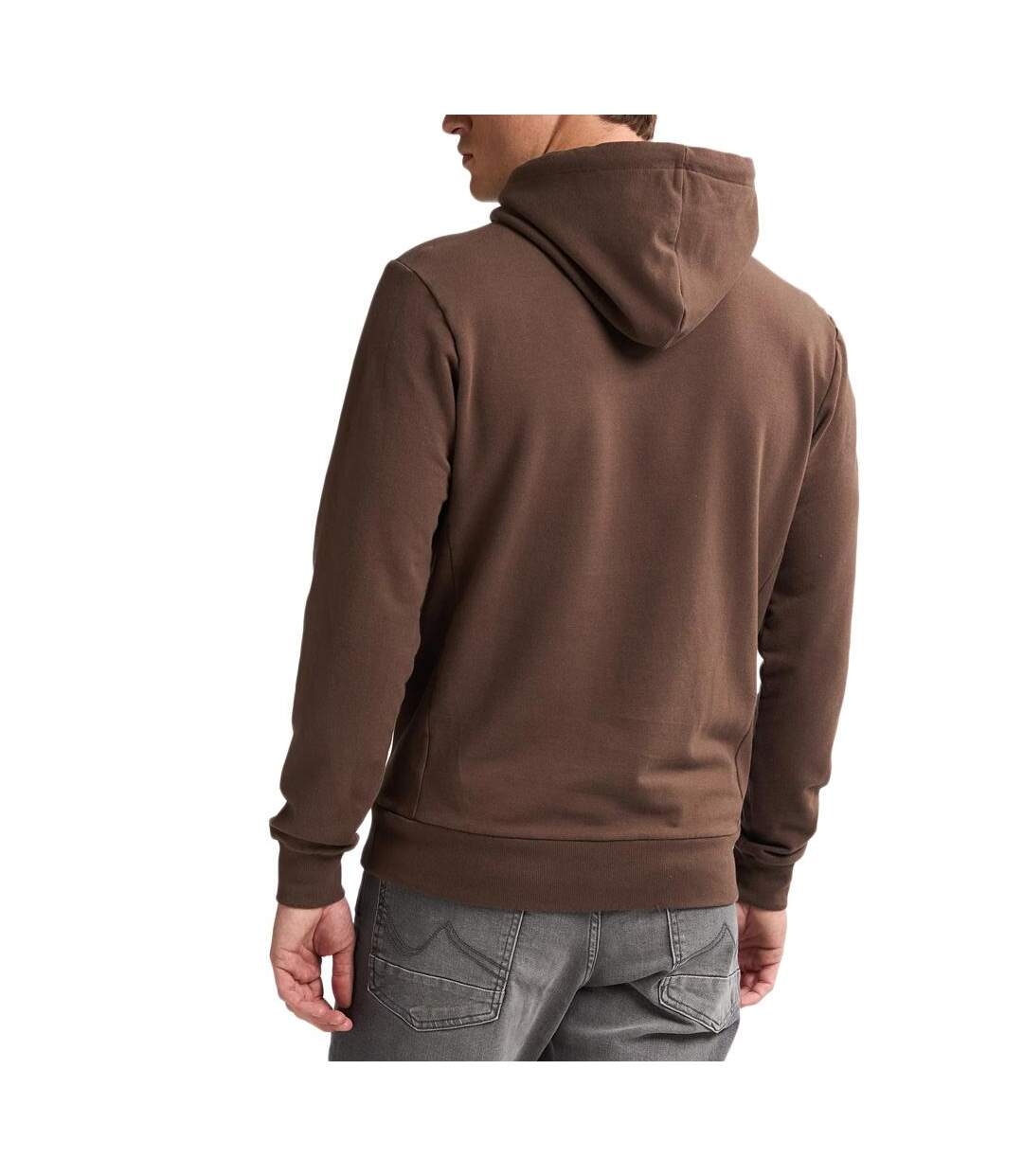 Sweat à capuche marron homme petrol industries hooded  5178-2