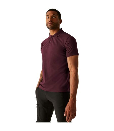 Polo Uni Manches Courtes Homme Bordeaux Regatta Professional