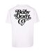 Mens Baby Dont Cry Oversized T-shirt White Mister Tee-3
