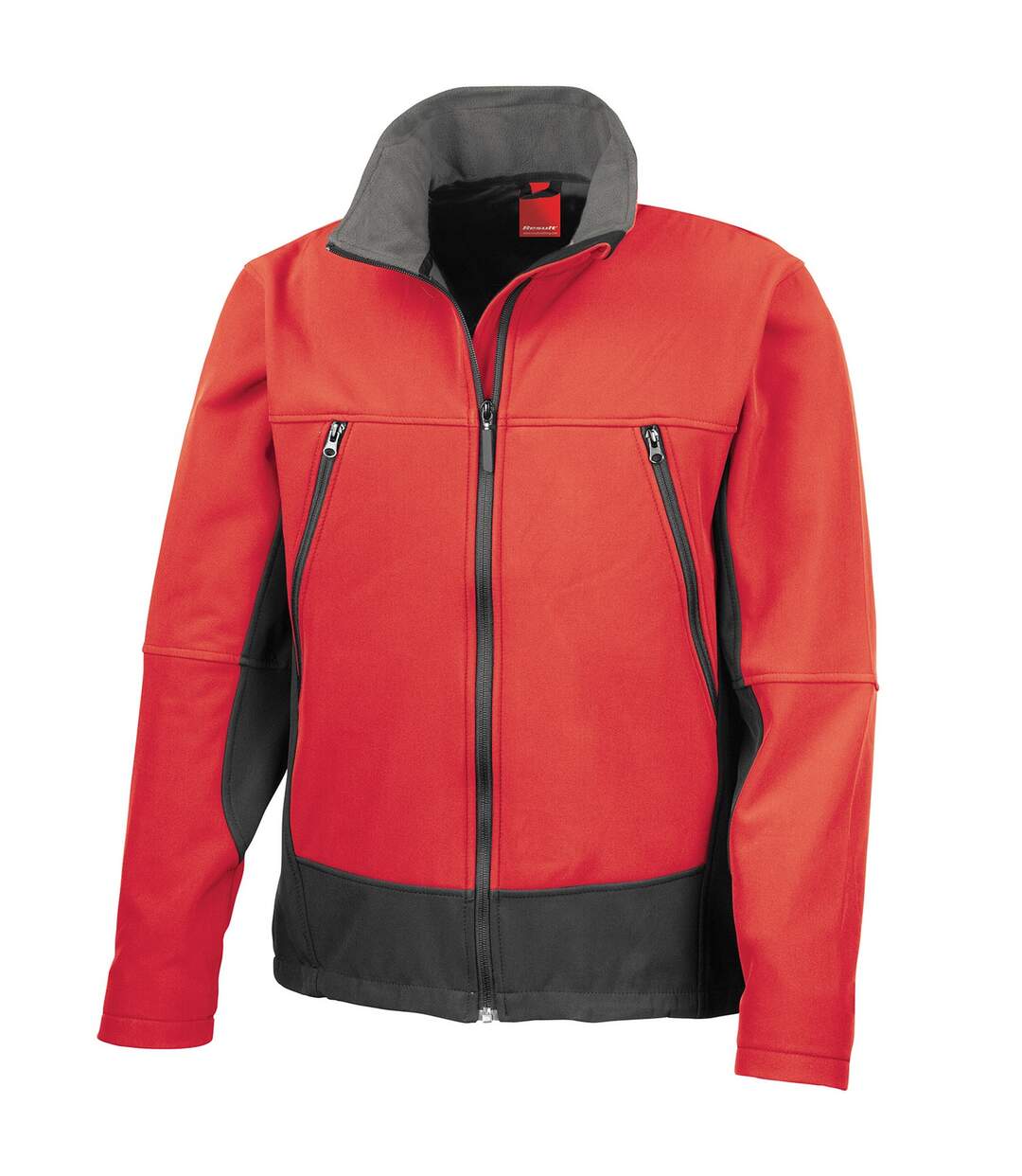 Mens activity soft shell jacket red Result