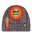 Ladies Cable Turnover Warm Thermal Beanie Hat-2