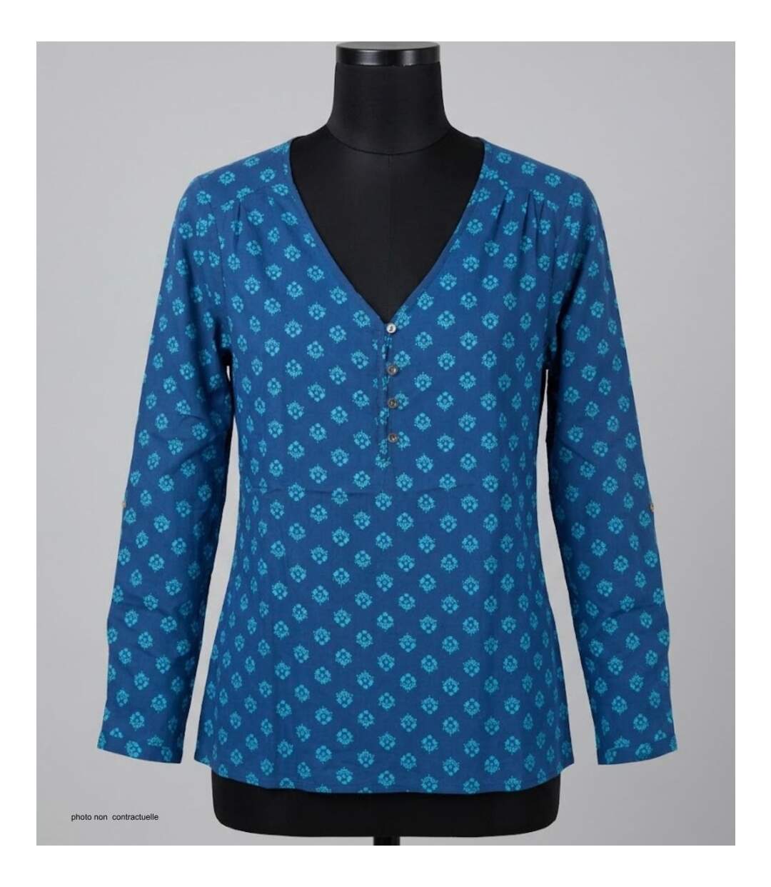 Chemisier Femme MAYFLOWER CROISADE2 Imprimé – Fluidité Élégante et Look Modulable-3