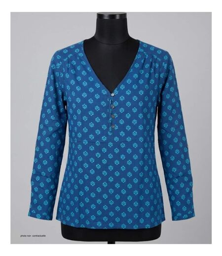 Chemisier Femme MAYFLOWER CROISADE2 Imprimé – Fluidité Élégante et Look Modulable