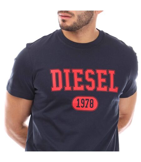 Mens T-diegor 1-a T-shirt Navy Diesel