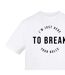 T-shirt I´m Just Here To Break Your Balls Adulte Blanc AWD-3