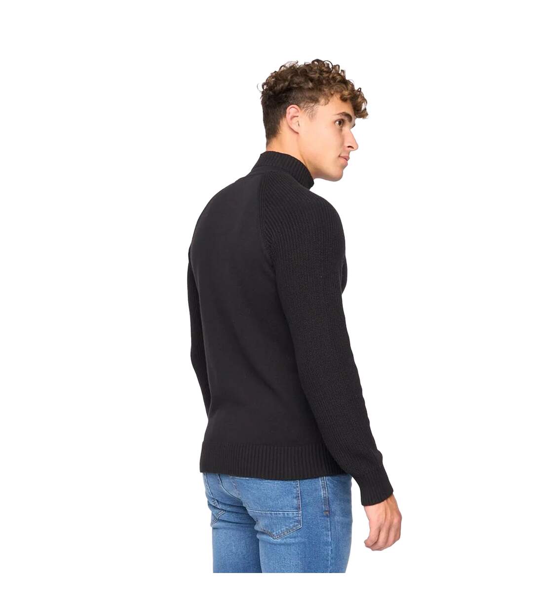 Pull birchin homme noir Crosshatch