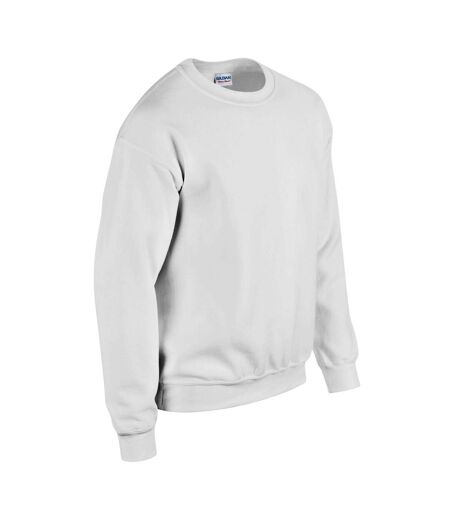 Gildan Unisex Adult Heavy Blend Crew Neck Sweatshirt (White)