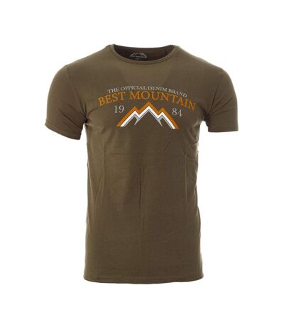 T-shirt kaki homme best mountain 2004 - l