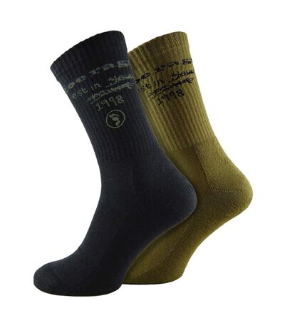 Mens High Quality Scribble Crew Socks
