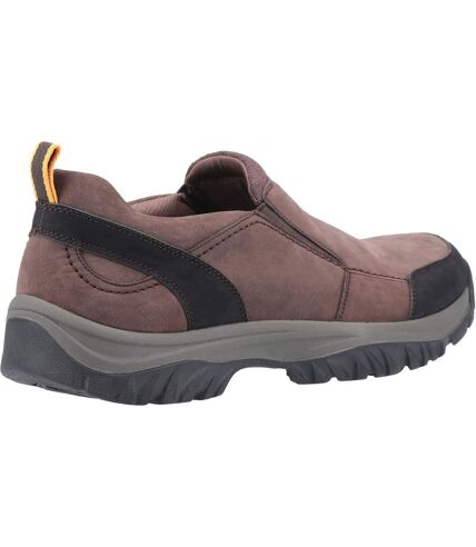 Cotswold Mens Boxwell Nubuck Leather Hiking Shoe (Brown) - UTFS7012