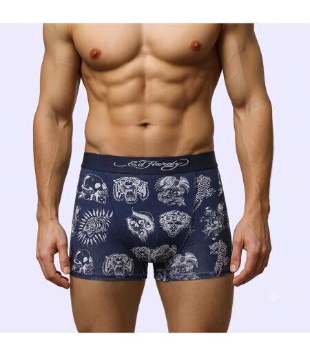 Mens Lonty 5 Pack Boxer Shorts Cotton Grey Navy Charcoal Underwear