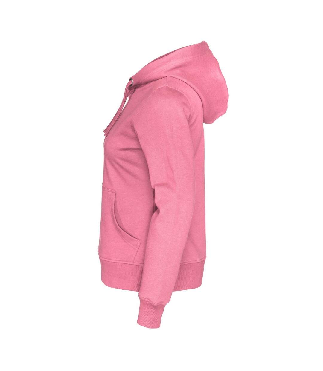 Sweat à capuche femme rose Cottover-3