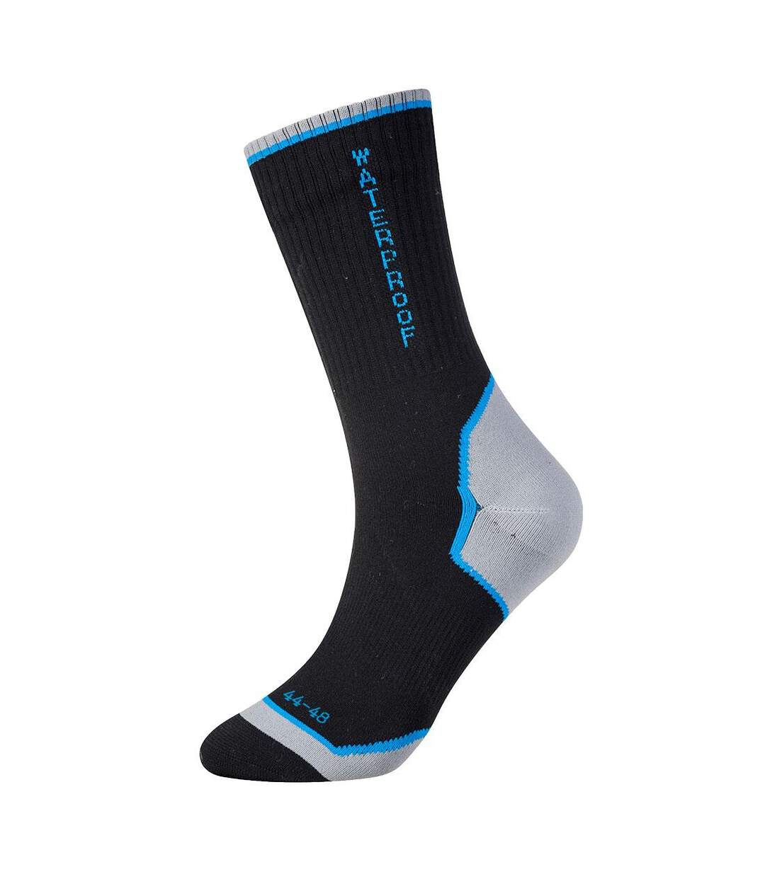 Unisex adult performance waterproof socks black Portwest-1