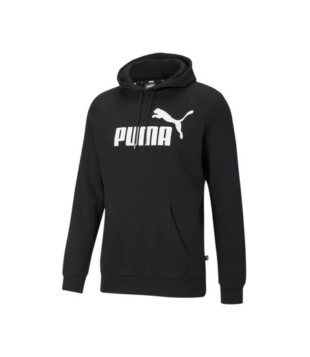 Sweat à Capuche Noir/Blanc Homme Puma Big Logo - S