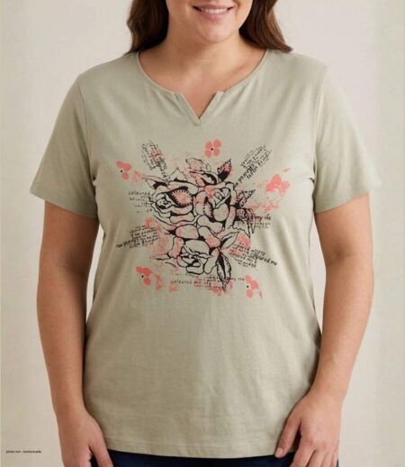 Tee-shirt homme AXONE ERABLE1B beige : le confort du pur coton au style moderne